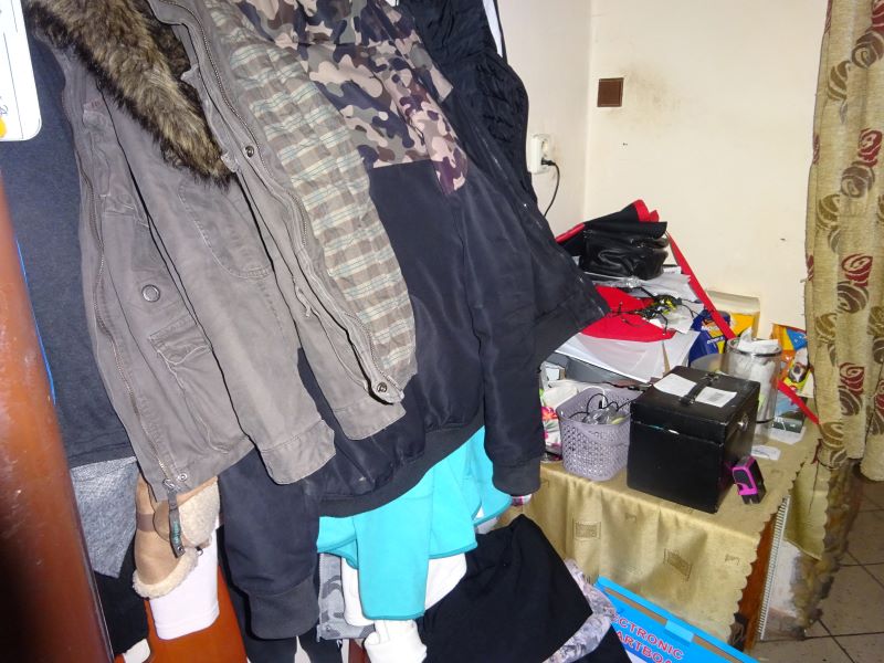 nepořádek v šatně