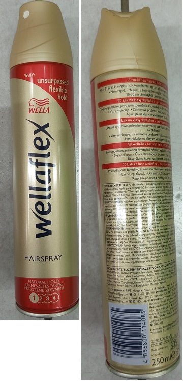 Lak na vlasy WELLA, wellaflex hairspray, 1 natural hold