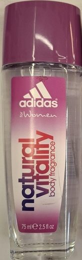 Nebezpečný výrobek: Adidas, for women, natural vitality, body fragrance, 75 ml