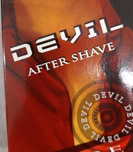 Nebezpečný výrobek: DEVIL, AFTER SHAVE, FIRE