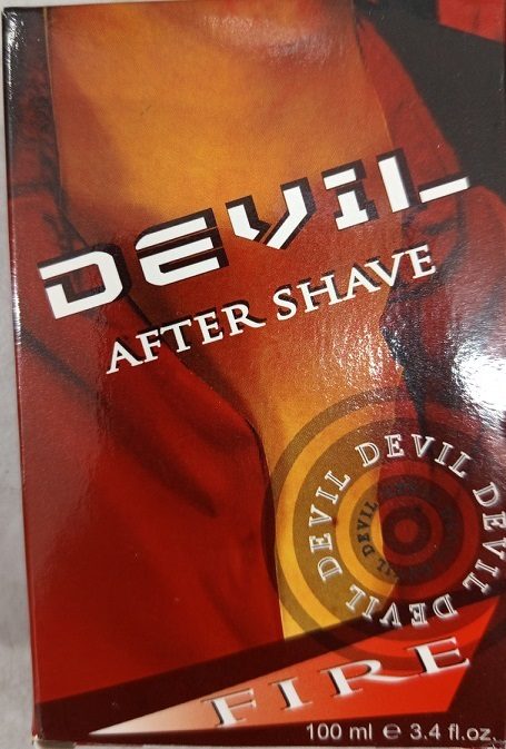 DEVIL, AFTER SHAVE, FIRE