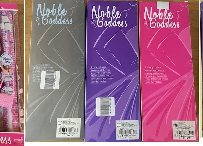 Nebezpečný výrobek: panenka Noble Goddess, NO. B1812