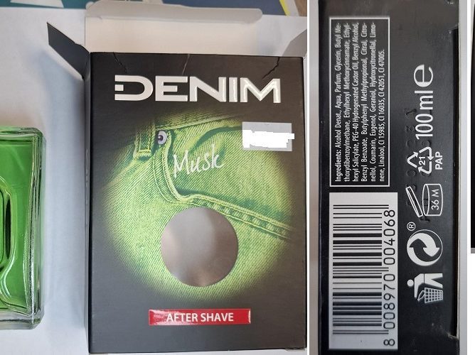Nebezpečný výrobek: DENIM Musk, AFTER SHAVE, 100 ml