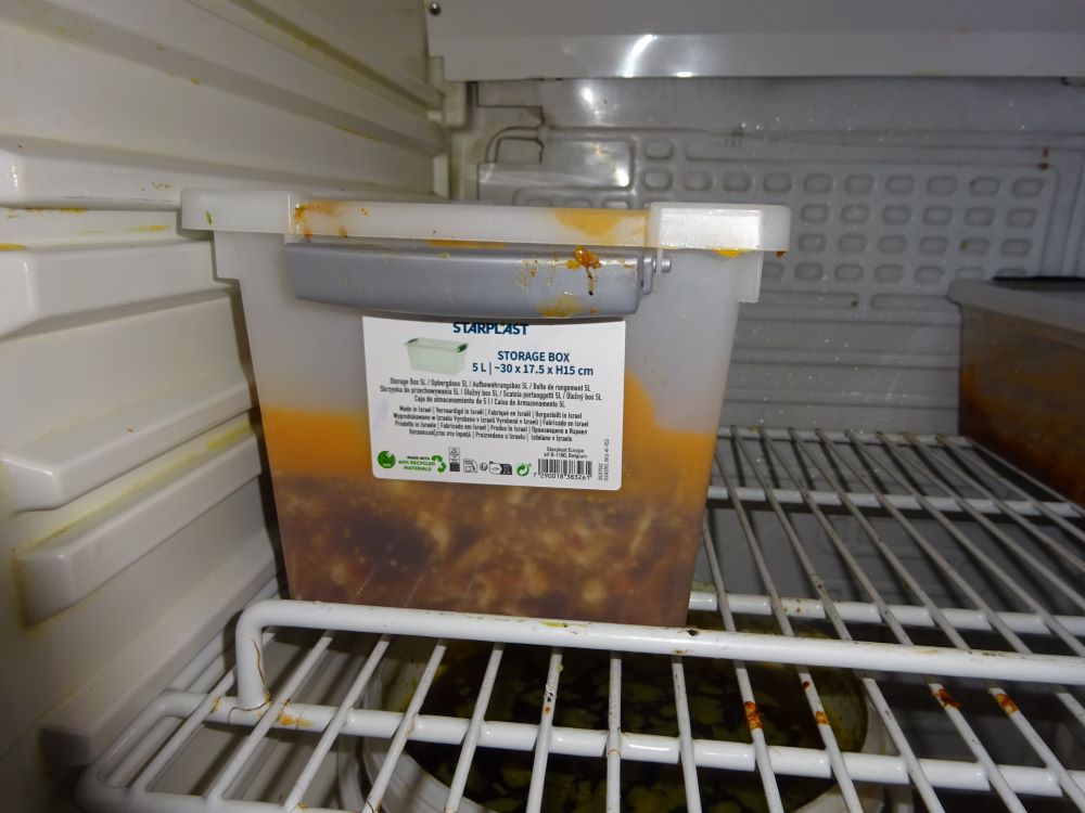 box neurčený pro potraviny