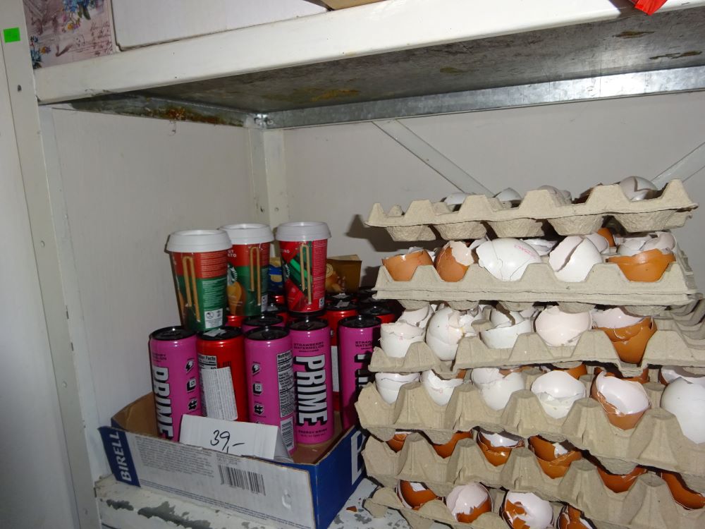 skladování skořápek