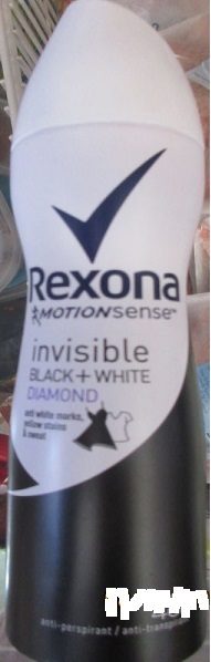Rexona, MOTION sense, invisible, BLACK + WHITE, DIAMOND
