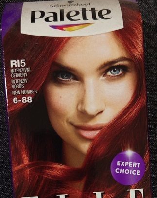 Barva na vlasy, Schwarzkopf, Palette, RI5 INTENZIVNÍ ČERVENÝ 6-88
