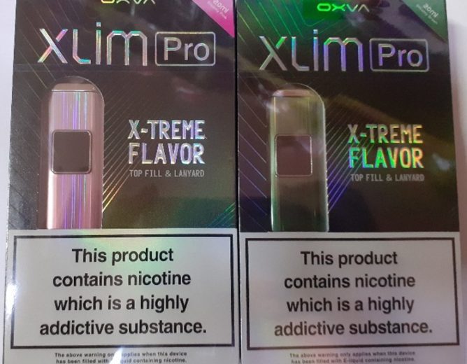 el. cigareta opakovaně plnitelnáOXVA xLim Pro, gleamy pink, gleamy green, 2,0 ml