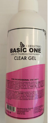 Nebezpečný výrobek: CLEAR GEL, BASIC ONE zn. CHRISTRIO, LED/UV Traditional Gel System