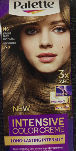 Nebezpečný výrobek: Schwarzkopf, Palette, INTENSIVE COLOR CREME, N6 STŘEDNĚ PLAVÝ 7-0