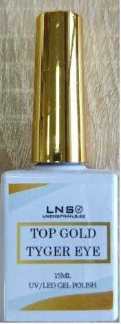Nebezpečný výrobek: LNS, LNSHOPNAILS.CZ, TOP GOLD TYGER EYE, UV/LED GEL POLISH, 15 ML