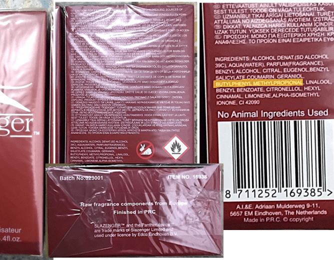 Slazenger TM, Red Men, Eau de Toilette