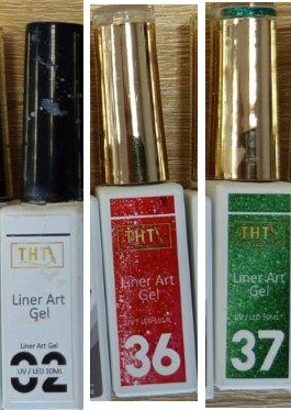 Nebezpečný výrobek: Liner Art Gel, THT, UV/LED 10ML, 02, 36, 37