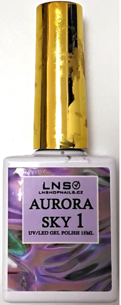 LNS, LNSHOPNAILS.CZ, AURORA SKY 1, UV/LED GEL POLISH