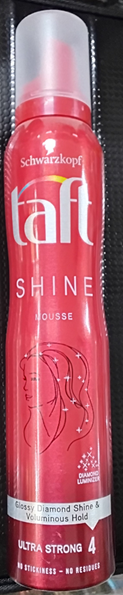 Nebezpečný výrobek: Schwarzkopf, taft SHINE MOUSSE, ULTRA STRONG 4