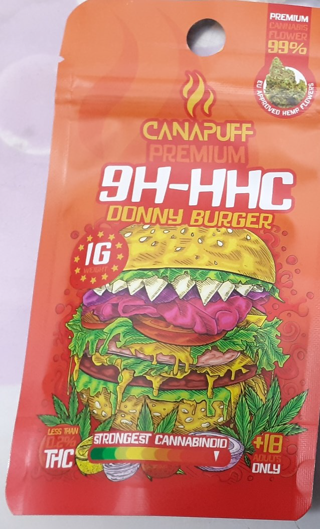 Bylinný výrobek určený ke kouřenízn. CANAPUFF PREMIUM, 9H-HHC, DONNY BURGER, 1 g