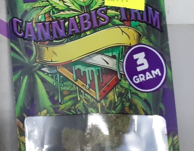 Bylinný výrobek určený ke kouřenízn. CANNABIS TRIM, BLUEBERRY, CANNA EFEKT, extreme strong, 3 g