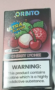 Náhradní náplň do elektronické cigarety ORBITO, 30 mlpříchutě: watermelon ice and cherry lychee