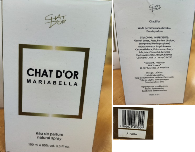 CHAT D´OR MARIABELLA, eau de parfum natural spray