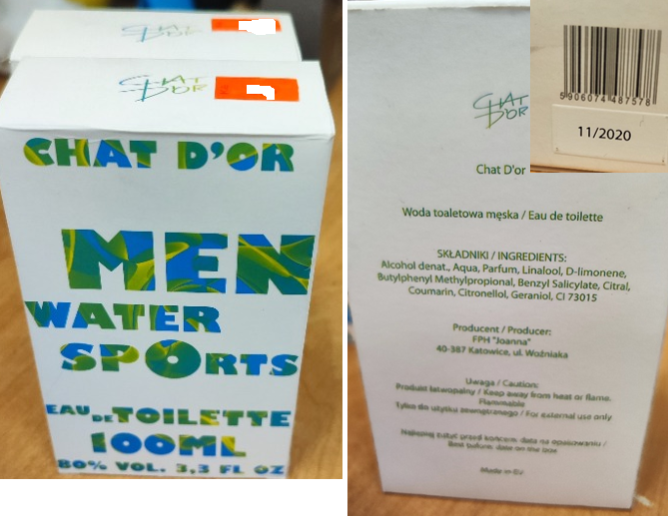 CHAT D´OR MEN WATER SPORTS, EAU DE TOILETTE