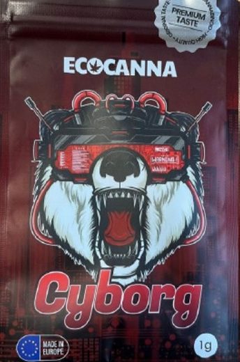 Nebezpečný výrobek: Bylinný výrobek určený ke kouření zn. ECOCANNA, Cyborg, 1 g