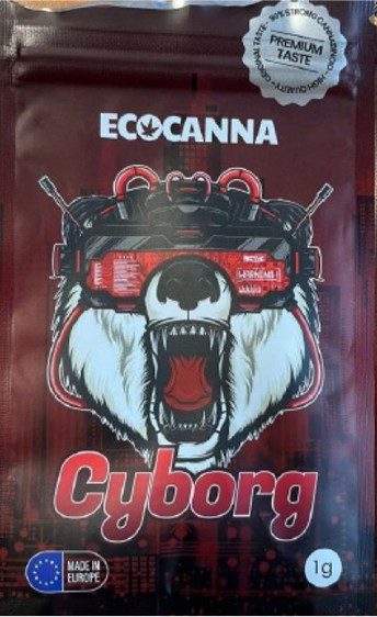 Bylinný výrobek určený ke kouření zn. ECOCANNA, Cyborg