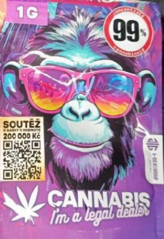 Bylinný výrobek určený ke kouření zn. MY SWAG Cannabis