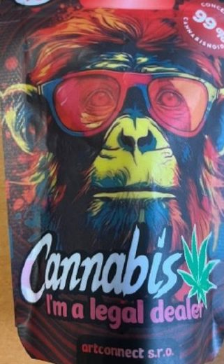 Nebezpečný výrobek: Bylinný výrobek určený ke kouřenízn. I´m choice Cannabis I´m a legal dealer, artconnect s.r.o., 1 g 99%