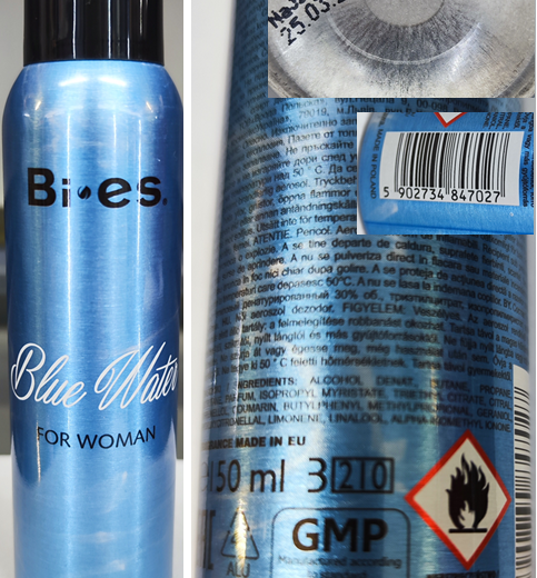 Bi•es®, Blue Water, FOR WOMAN, DEODORANT