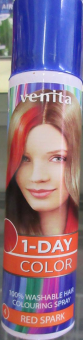 venita, 1-DAY COLOR, 4 RED SPARK