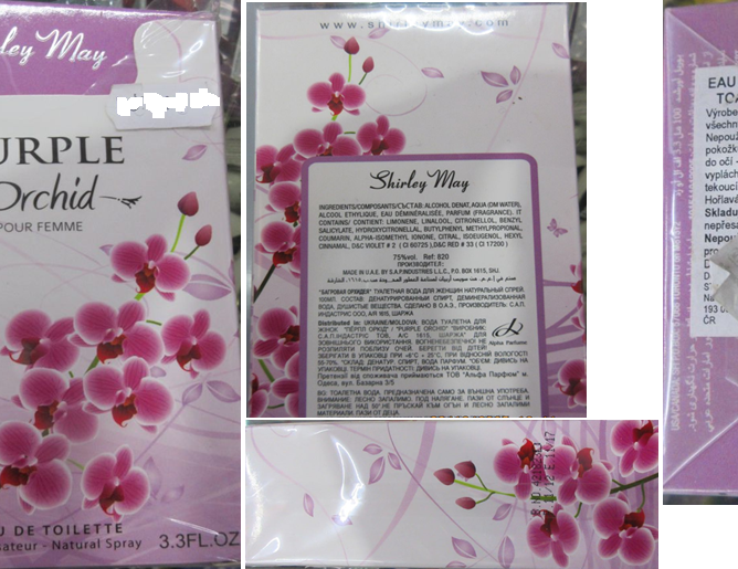 Shirley May, PURPLE Orchid, POUR FEMME, EAU DE TOILETTE