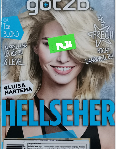 Schwarzkopf, got2b, HELLSEHER, 00A Ice BLOND, # LUISA HARTEMA