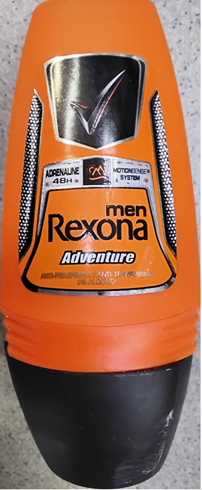 Rexona men Adventure, ANTI-PERSPIRANT/ANTI-TRANSPIRANT, MOTIONSENSETM SYSTEM