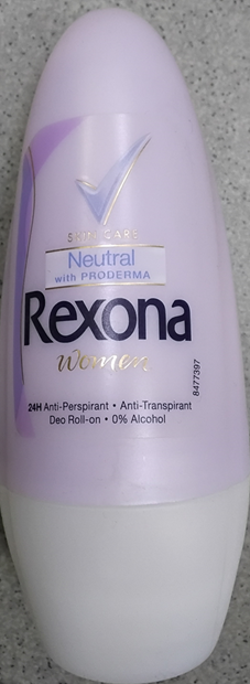Rexona women, SKIN CARE, Neutral with PRODERMA, 24H Anti-Perspirant/Anti-Transpirant