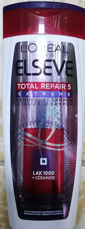 L’ORÉAL PARIS ELSEVE, TOTAL REPAIR 5 EXTREME, OBNOVUJÍCÍ ŠAMPON