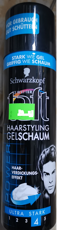 Schwarzkopf taft, HAARSTYLING GELSCHAUM, POWER, TULTRA STARK 4