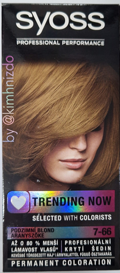SyOSS, PROFESSIONAL PERFORMANCE, by @kimhnizdo, TRENDING NOW, PODZIMNÍ BLOND 7-66