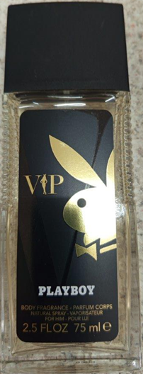 PLAYBOY VIP, BODY FRAGRANCE – PARFUM CORPS, NATURAL SPRAY – VAPORISATEUR, FOR HIM