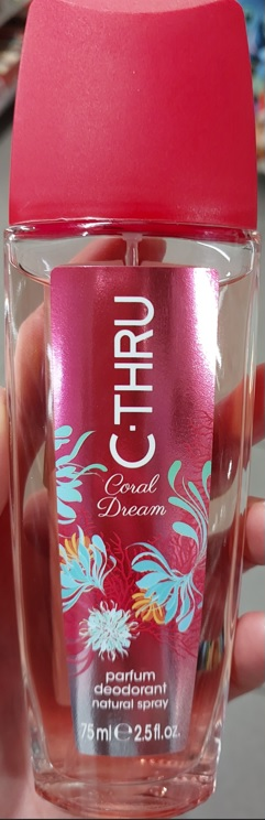 C•THRU, Coral Dream, parfum deodorant natural spray