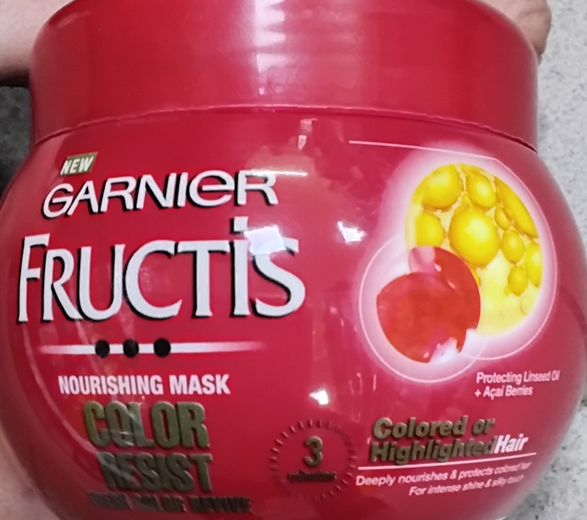 GARNIER FRUCTIS NEW, NOURISHING MASK, COLOR RESIST