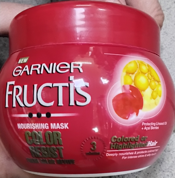 GARNIER FRUCTIS NEW, NOURISHING MASK, COLOR RESIST