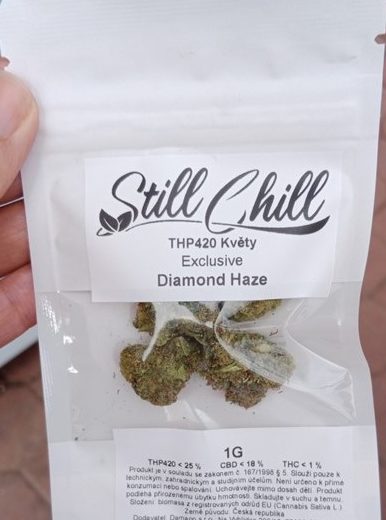Bylinný výrobek určený ke kouření zn. Still Chill THP420 Květy Exclusive Diamond Haze 1G