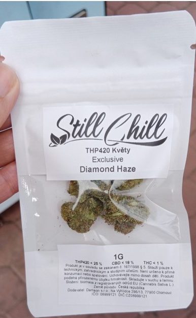 Bylinný výrobek určený ke kouření zn. Still Chill THP420 Květy Exclusive Diamond Haze 1G