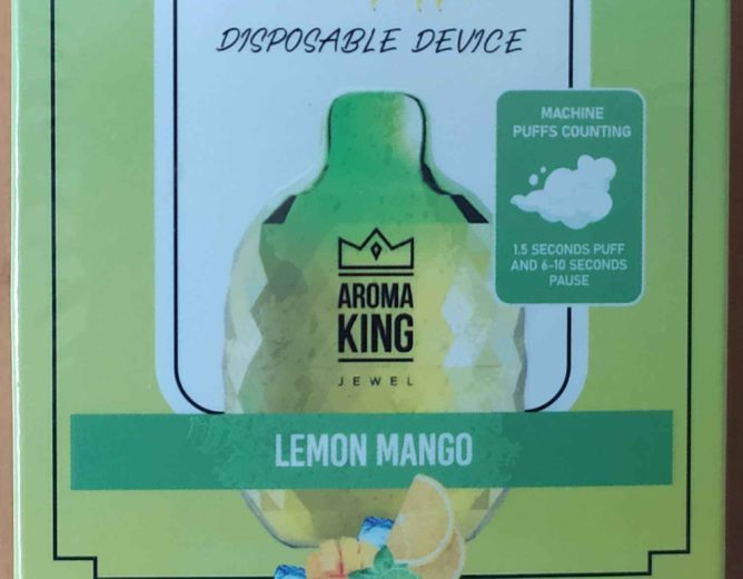 OPRAVA-AROMA KING JEWEL LEMON MANGO 800 PUFFS 20 mg/ml, 15 ml