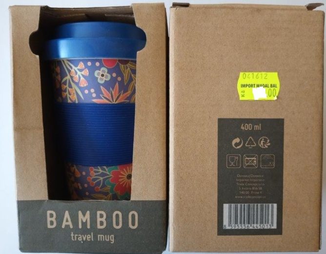 Nebezpečný výrobek – BAMBOO travel mug