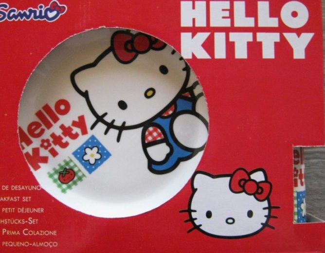 Nebezpečný výrobek – Snídaňová sada HELLO KITTY