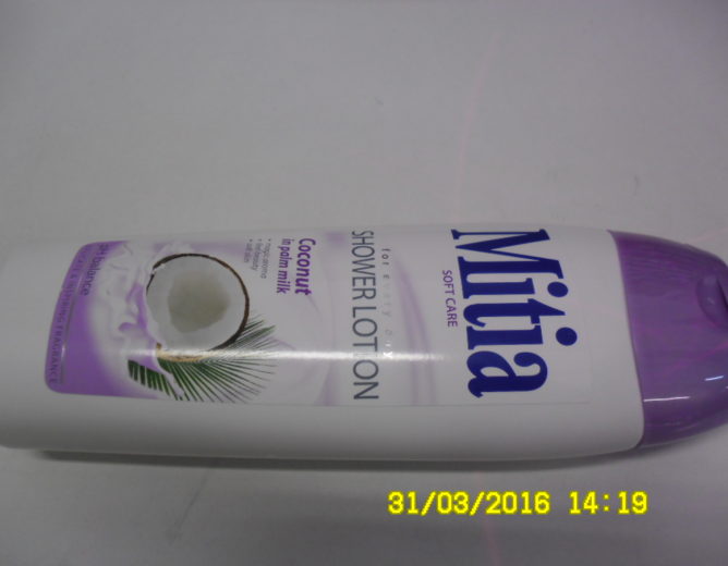 Nebezpečný výrobek – Mitia, SOFT CARE, SHOWER LOTION