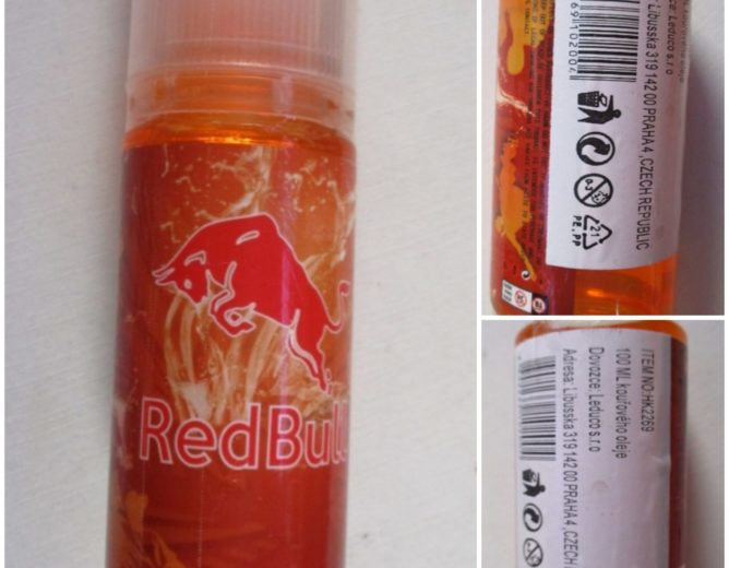 Nebezpečný výrobek – náplň do elektronické cigarety RedBull