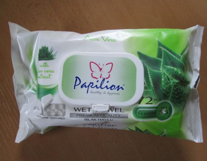 Nebezpečný výrobek – Vlhčené ubrousky Papilion Aloe Vera